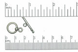 Toggle Clasp Pewter CBS1853 Pewter Toggle Clasp CBS1853AP