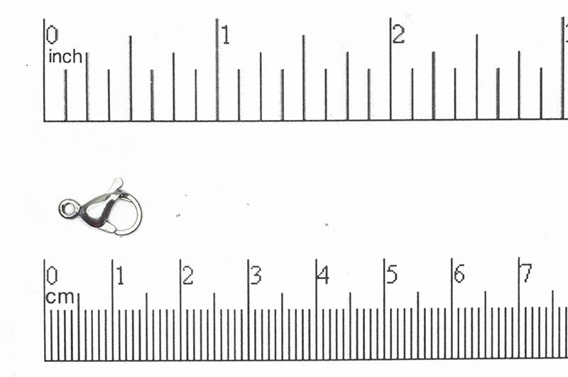 C102 12mm x 7mm Lobster Claw Clasp Made From Stainless Steel – Continental  Bead Suppliers