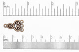 Chandelier Ear Wire Antique Copper EW112 20mm x 10mm Chandelier Ear Wire EW112AC
