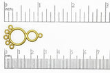 Chandelier Ear Wire Gold EW1347 27mm x 12mm Chandelier Ear Wire Earring EW1347G
