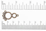 Chandelier Ear Wire Antique Copper EW1347 27mm x 12mm Chandelier Ear Wire Earring EW1347AC
