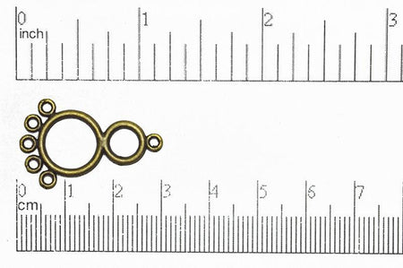 Chandelier Ear Wire Antique Brass EW1347 27mm x 12mm Chandelier Ear Wire Earring EW1347AB