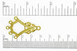Chandelier Ear Wire Gold EW5134 30mm x 22mm Chandelier Ear Wire Earring EW5134G