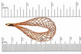 Chandelier Ear Wire Copper EW1921 48mm x 23mm Chandelier Ear Wire EW1921C