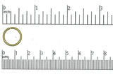 Jump Ring Satin Hamilton Gold JR/15 15mm 15g Jump Ring 15mm Jump Ring Sold by Weight | Continental Bead | Wholesale Clasps JR/15SHG