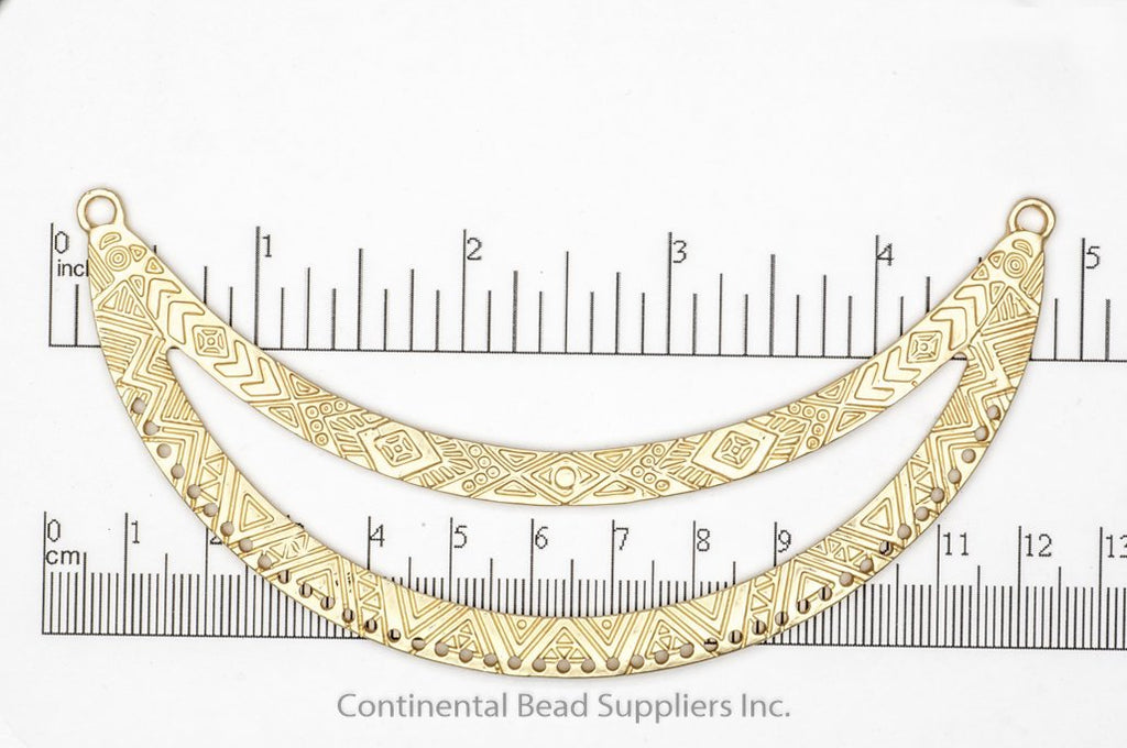 Pendant Satin Hamilton Gold K95 Detailed Collar Pendant K95SHG