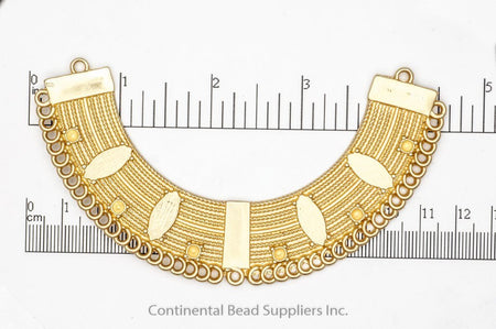 Pendant Satin Hamilton Gold K96 Ornate Collar Pendant K96SHG