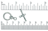 Toggle Clasp Pewter CBS1860 Pewter Toggle Clasp CBS1860AP