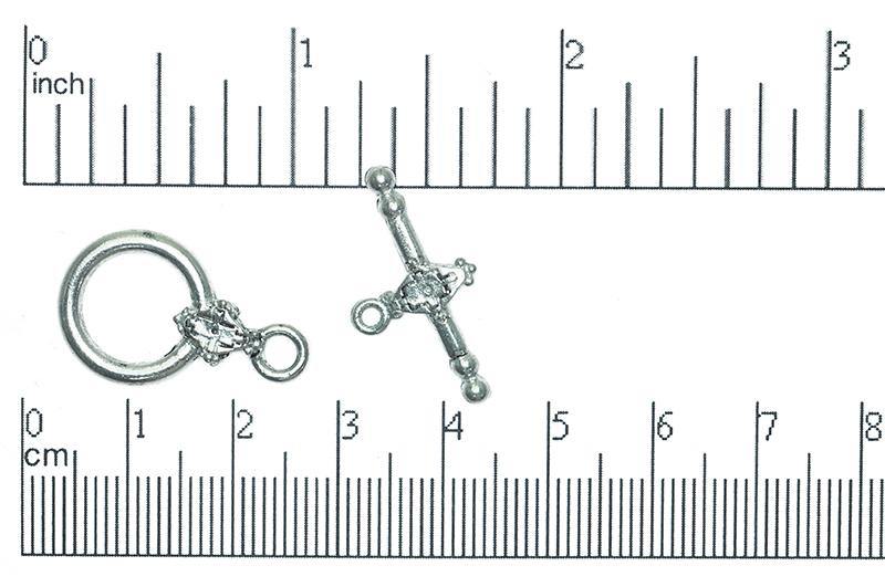 Toggle Clasp Pewter CBS1860 Pewter Toggle Clasp CBS1860AP