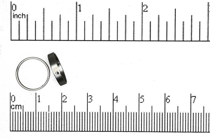 Bead Frame Satin Rhodium K87 13mm Round Bead Frame 13mm round frame k87 | Continental Beads | Bulk Jewelry Supplies K87SRH