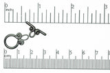 Toggle Clasp Gunmetal CBS112383 Pewter Toggle Available in Multiple Finishes CBS11/2383B