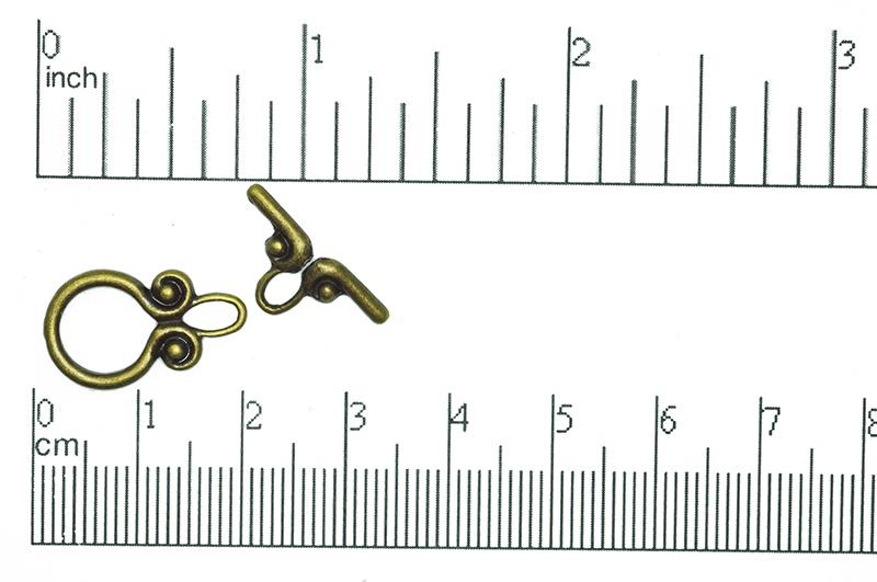 Toggle Clasp Antique Brass CBS112383 Pewter Toggle Available in Multiple Finishes CBS11/2383AB