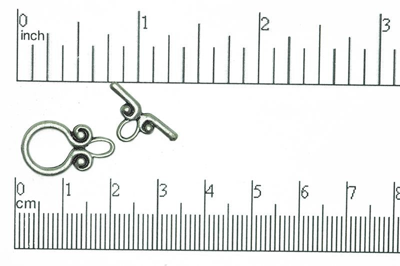 Toggle Clasp Pewter CBS112383 Pewter Toggle Available in Multiple Finishes CBS11/2383AP